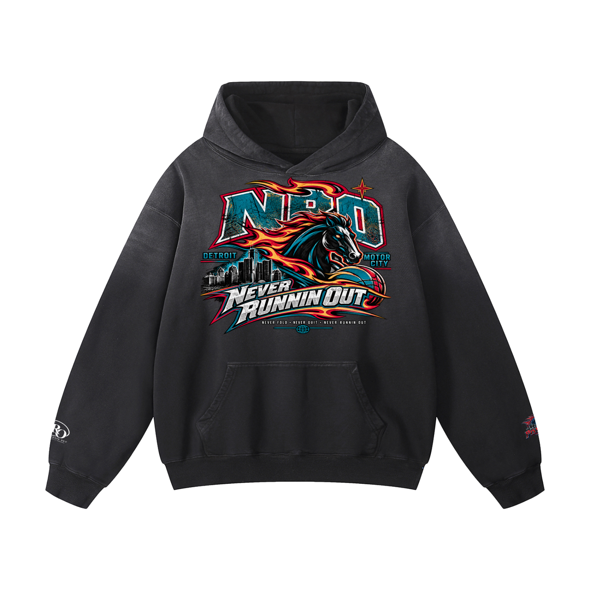 NRO x Motor City Oversized Hoodie