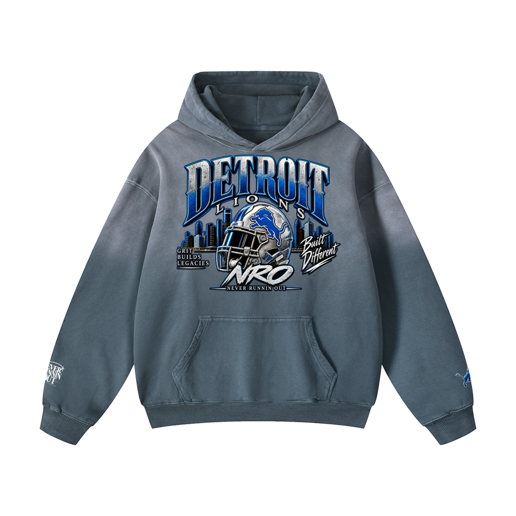 NRO x Detroit Lions Oversized Hoodie