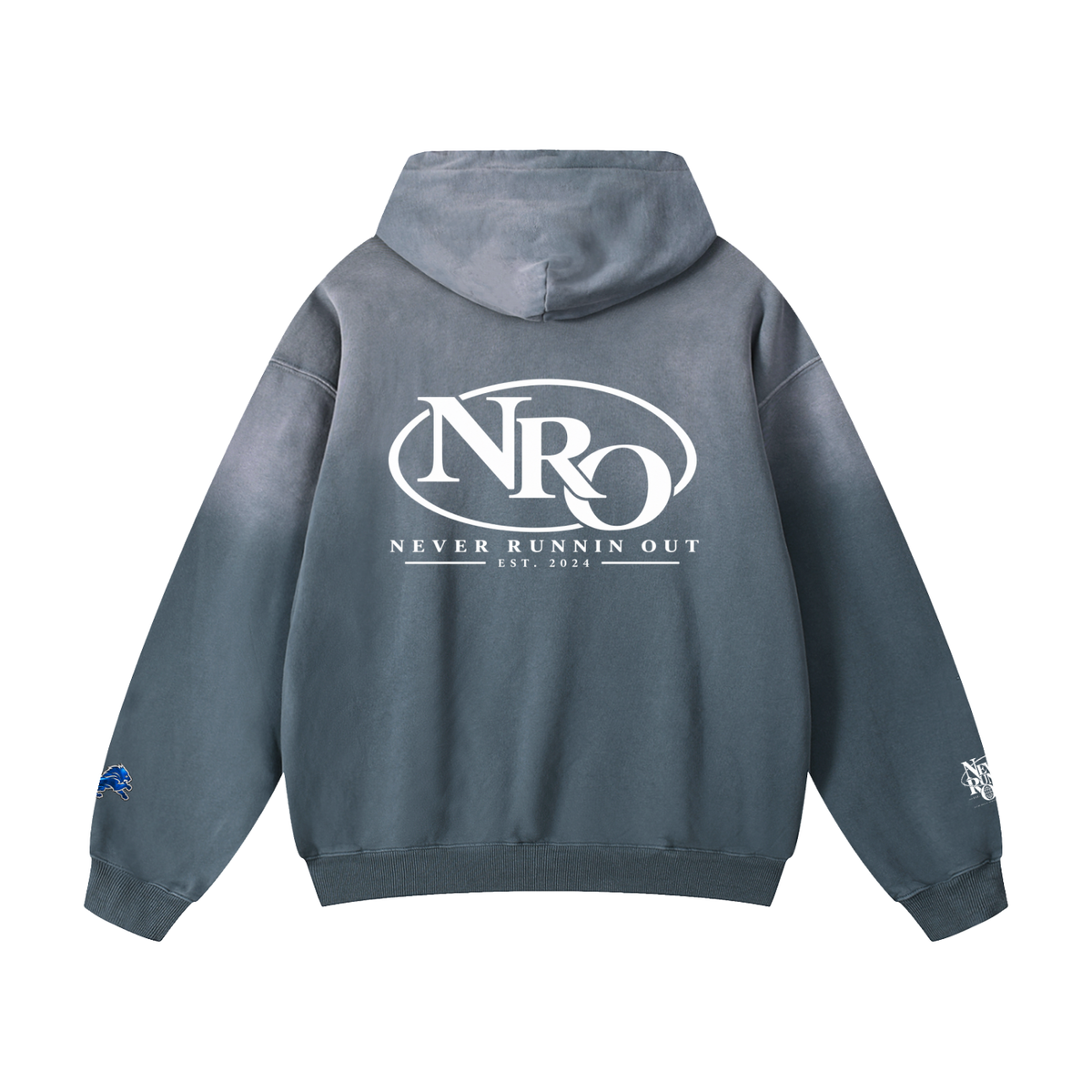 NRO x Detroit Lions Oversized Hoodie