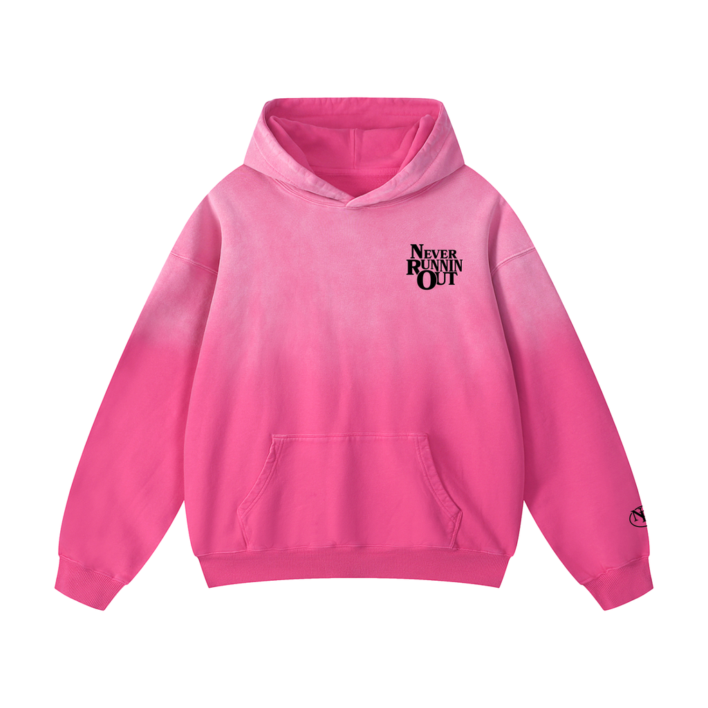 Sunfade Oversized Never Runnin Out Hoodie