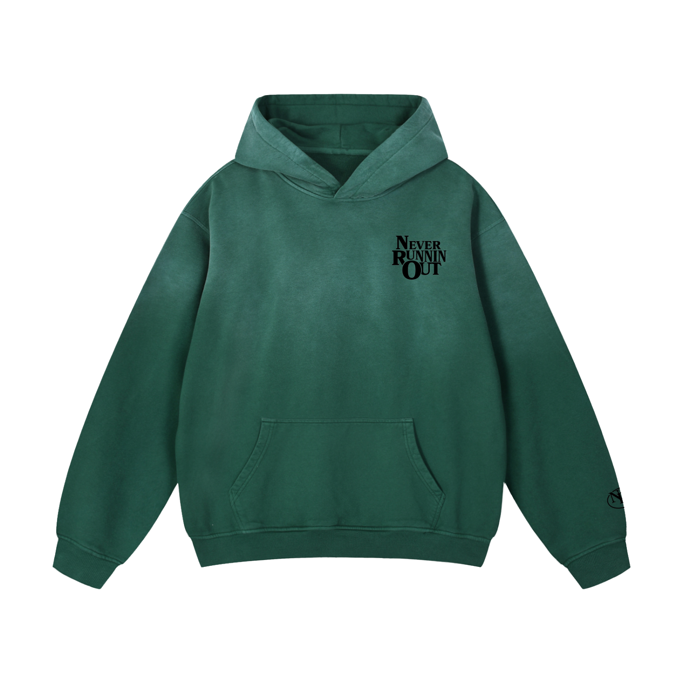 Sunfade Oversized Never Runnin Out Hoodie