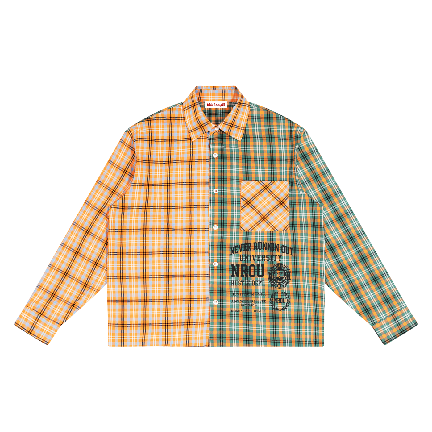NRO  Plaid  Button Up
