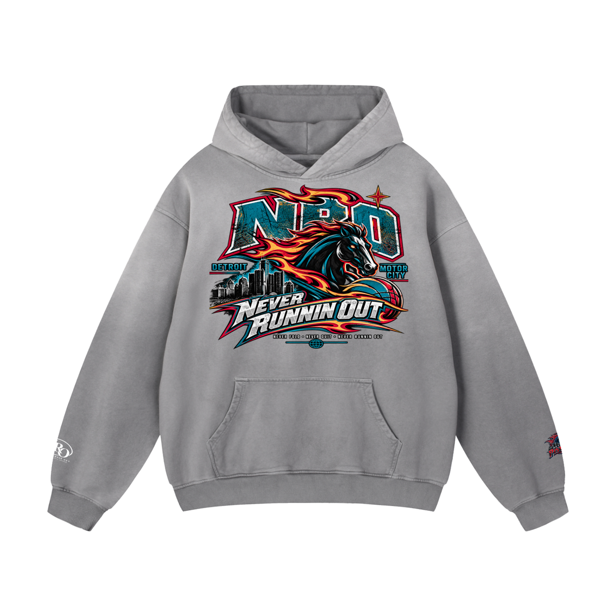 NRO x Motor City Oversized Hoodie