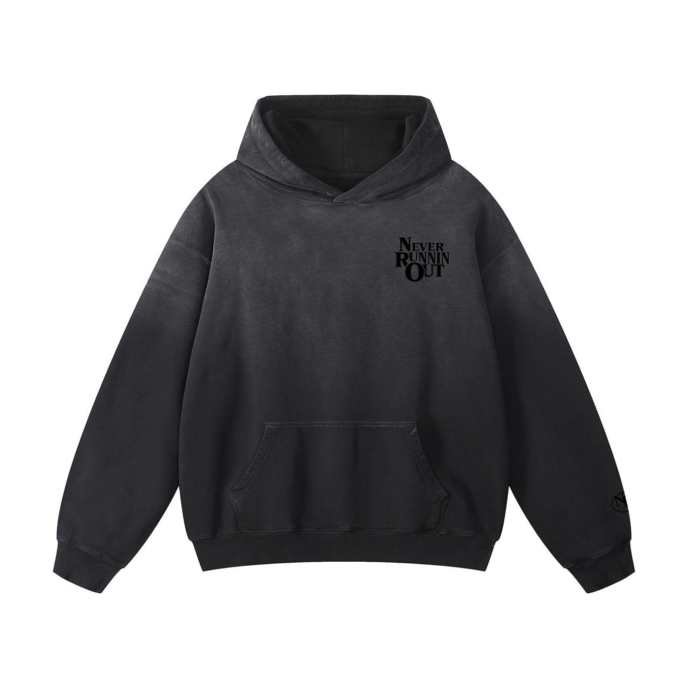 Sunfade Oversized Never Runnin Out Hoodie